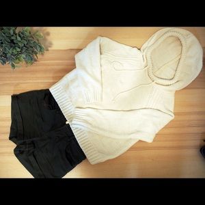 White Flannel Hoodie